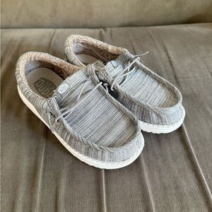 Hey Dude Light Gray Slip-On Shoes